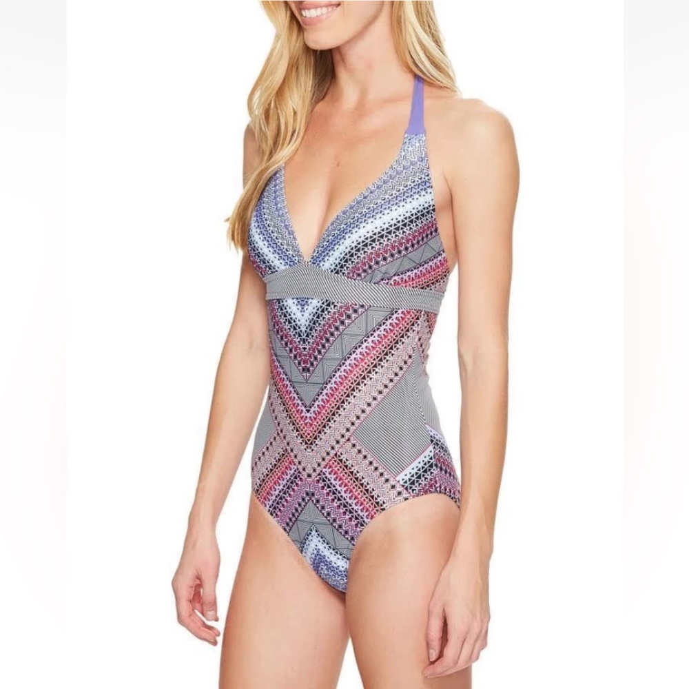 Prana Marrakesh Lahari One Piece Swimsuit Women's Medium Beach Vacation Poolside
